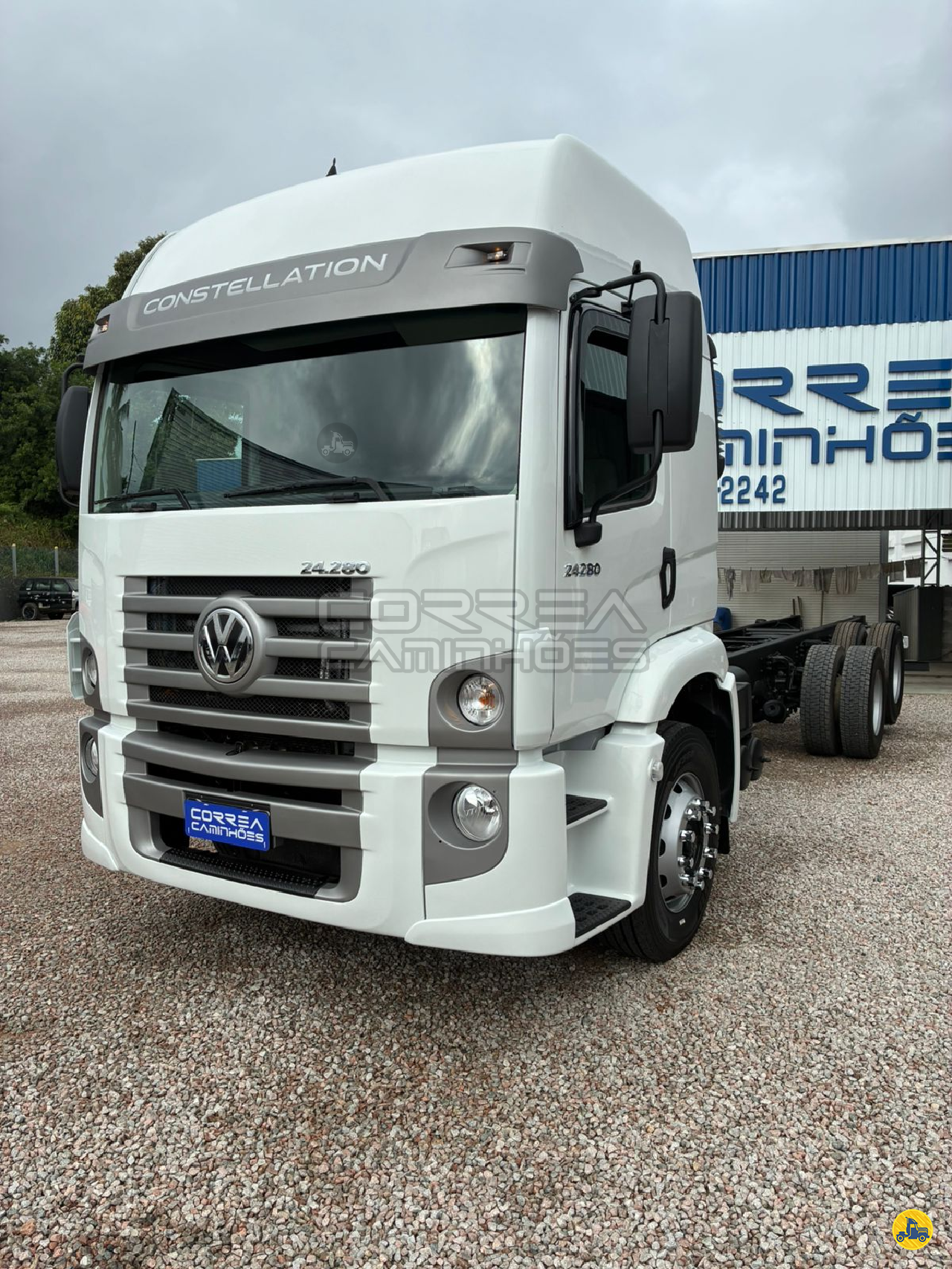 CAMINHAO VOLKSWAGEN VW 24280 Chassis Truck 6x2 Correa Caminhões BRUSQUE SANTA CATARINA SC